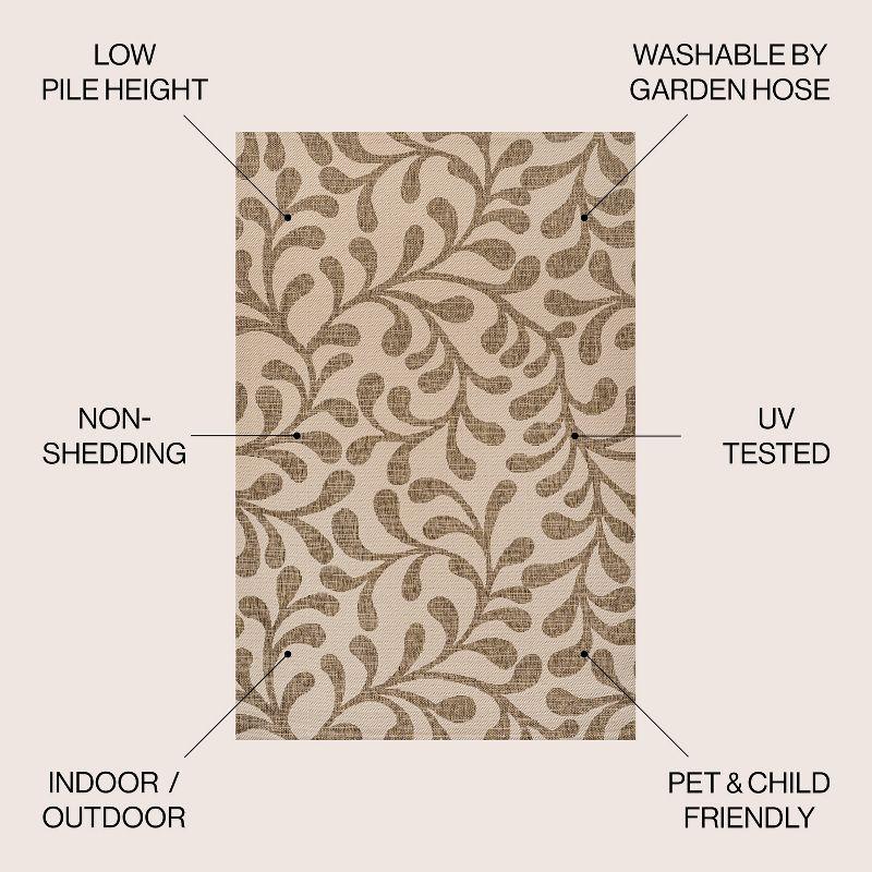 Vine All Over Indoor/Outdoor Area Rug - JONATHAN Y