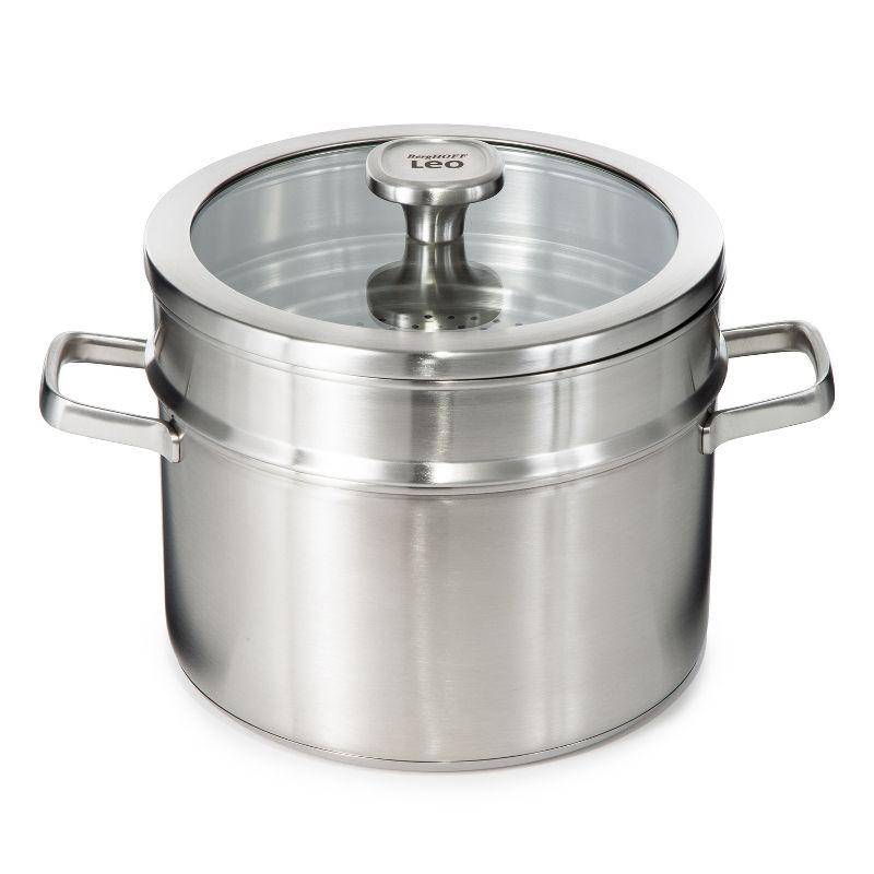 10" Silver Stainless Steel Steamer Insert