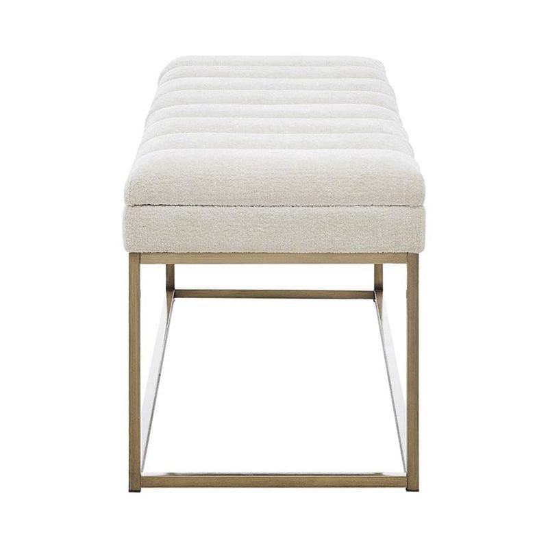 Everly Quinn Georgenia Polyester Upholstered Bench