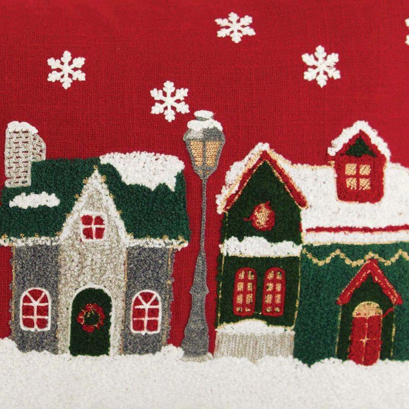 Christmas Village Pillow