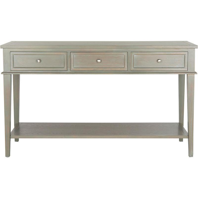 Manelin Console - AMH6641C - Gray - Safavieh Couture
