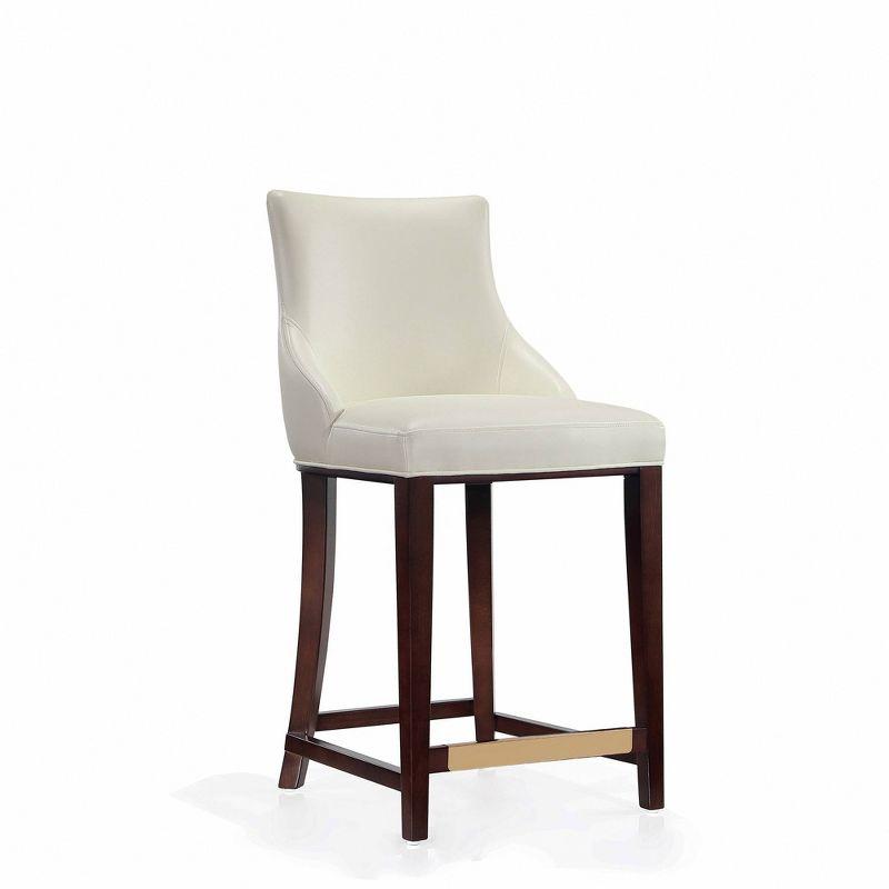 Manhattan Comfort Shubert Modern Leatherette Upholstered Counter Height Barstool