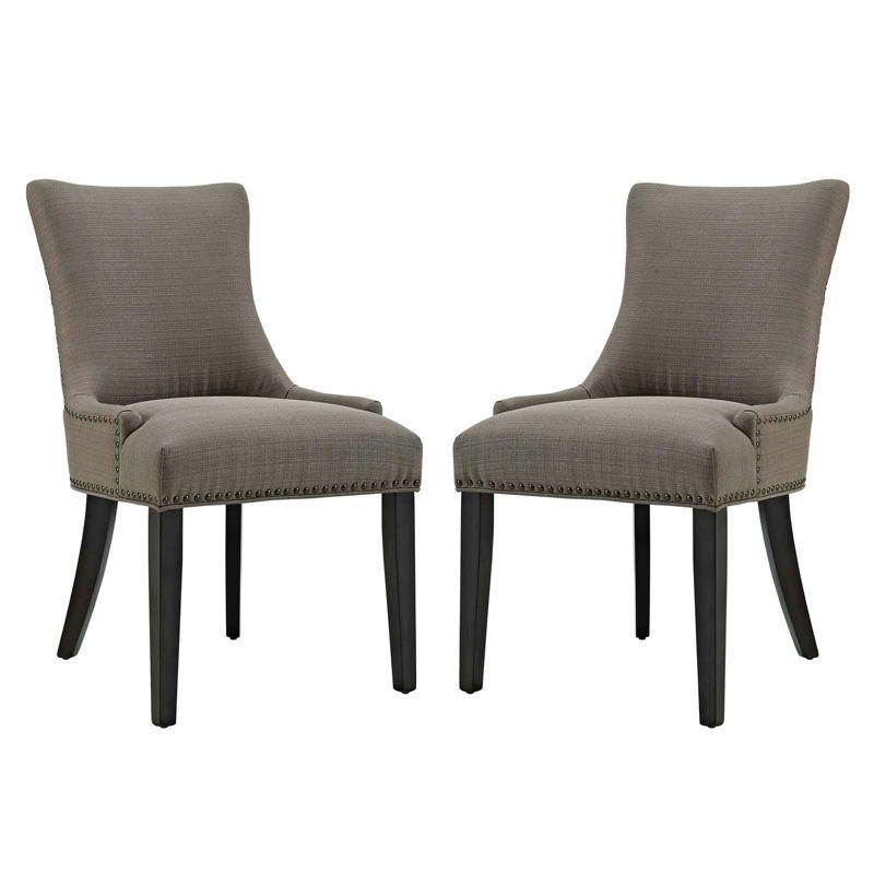 ModwayMarquis Dining Side Chair Fabric Set of 2