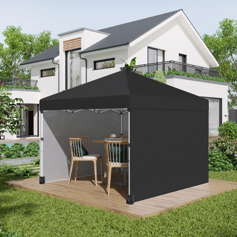 Outsunny 10 Ft. W x 10 Ft. D Steel Party Tent