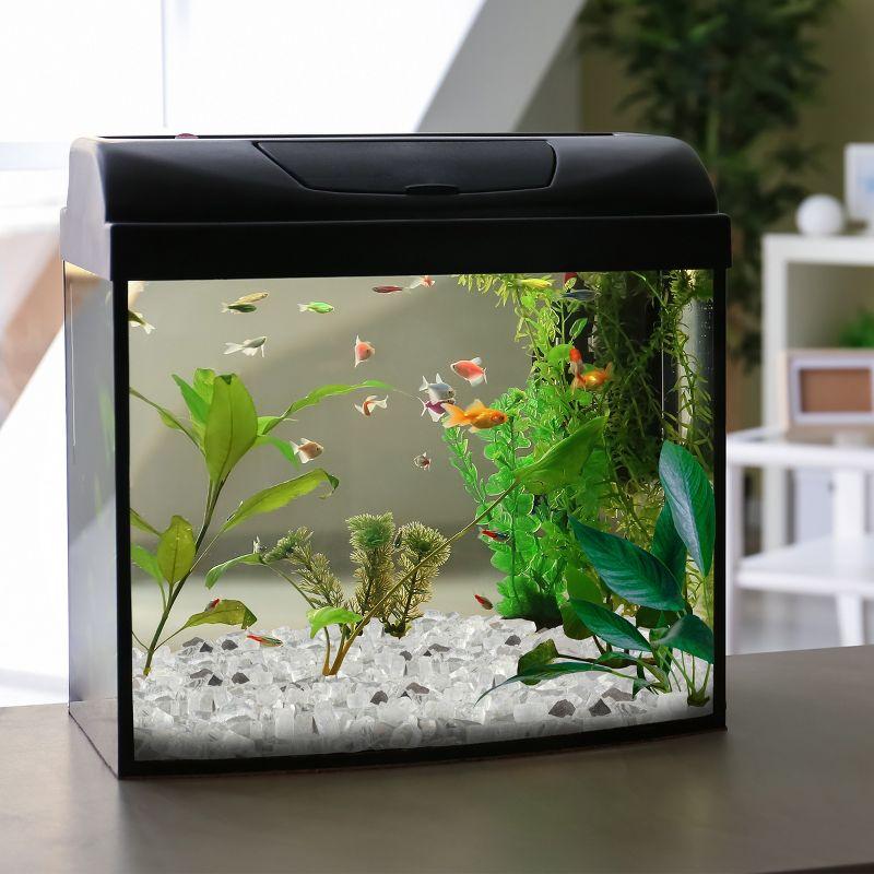 Pure Garden 10lbs Fire Pit Glass - 1/2-Inch Crushed Glass Rocks for Fireplaces, Landscape, Aquariums, or Vases