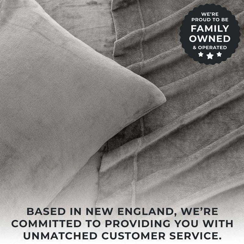 FreshFolds Ultra Soft Micro Plush Velvet Solid Sheet Sets