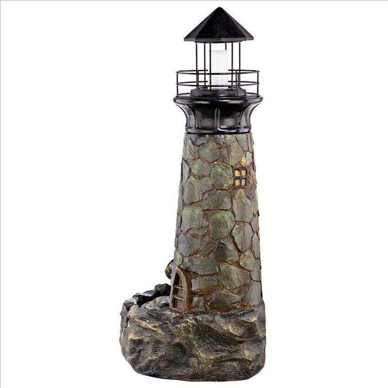 Design Toscano Seaside Lighthouse Stone Bubbling Fountain