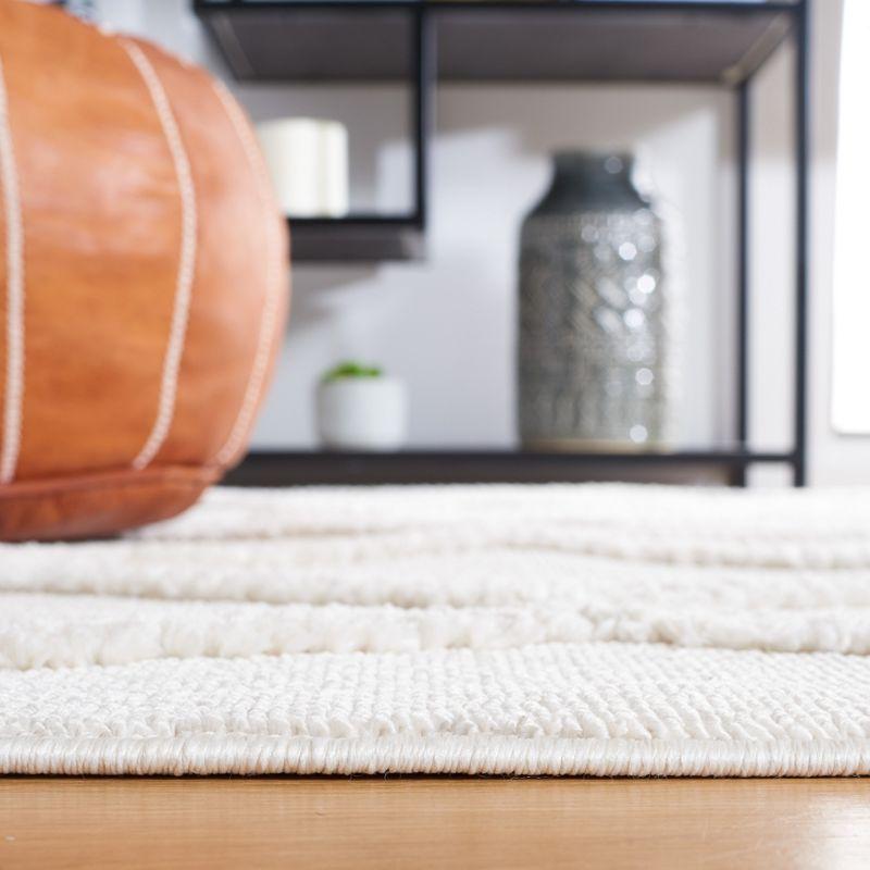 Marrakesh MRK554 Power Loomed Area Rug - Ivory/Ivory - 6'7"x6'7" - Safavieh.