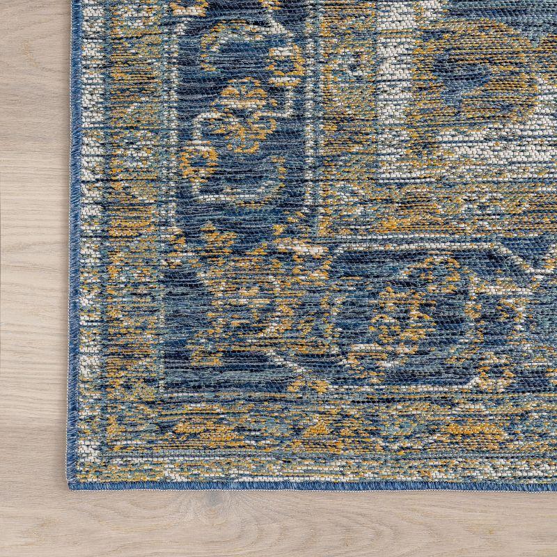 Nuloom Pearl Indoor/Outdoor Reversible Medallion Area Rug