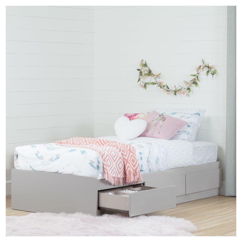 Reevo Twin Bed with 3 Drawers