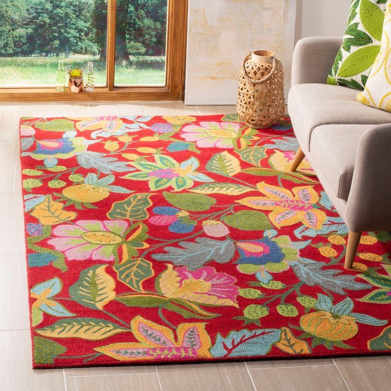 Arber Hand Tufted Wool Floral Rug