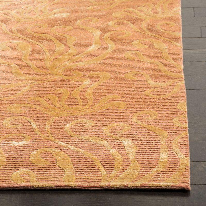 Seaflora Martha Stewart Silk & Wool Pile Floral Rug