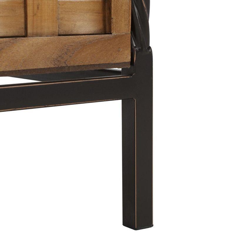 Isaac Wooden Storage Bench - AMH6530 - Oak - Safavieh Couture