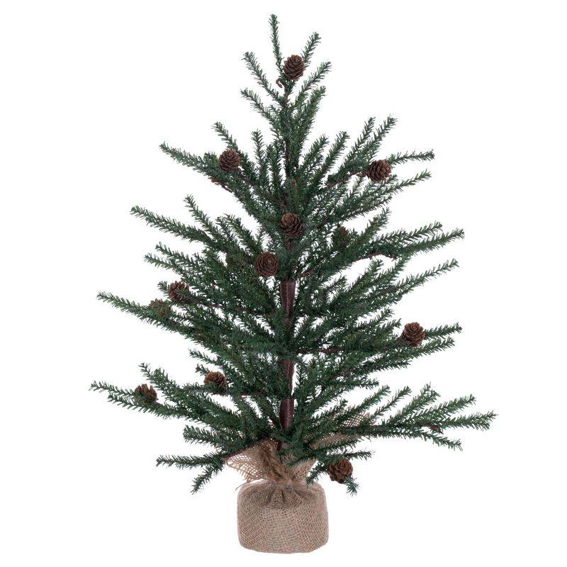 Vickerman 18" Carmel Pine Artificial Christmas Tree, Unlit