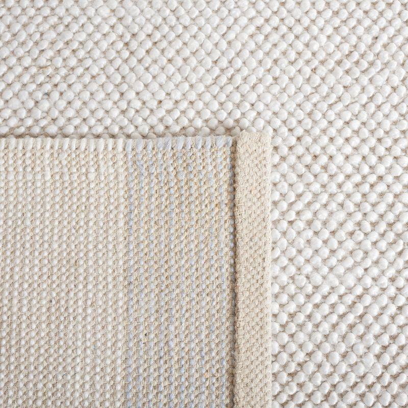 Natura NAT324 Flat Weave Indoor Area Rug - Ivory/Light Blue - 5'x8' - Safavieh