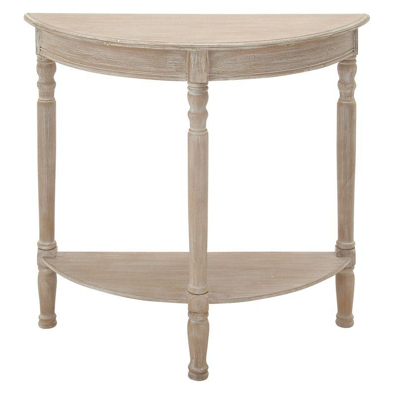 Ophelia & Co. Mcbroom Wood Half Moon 1 Shelf Console Table
