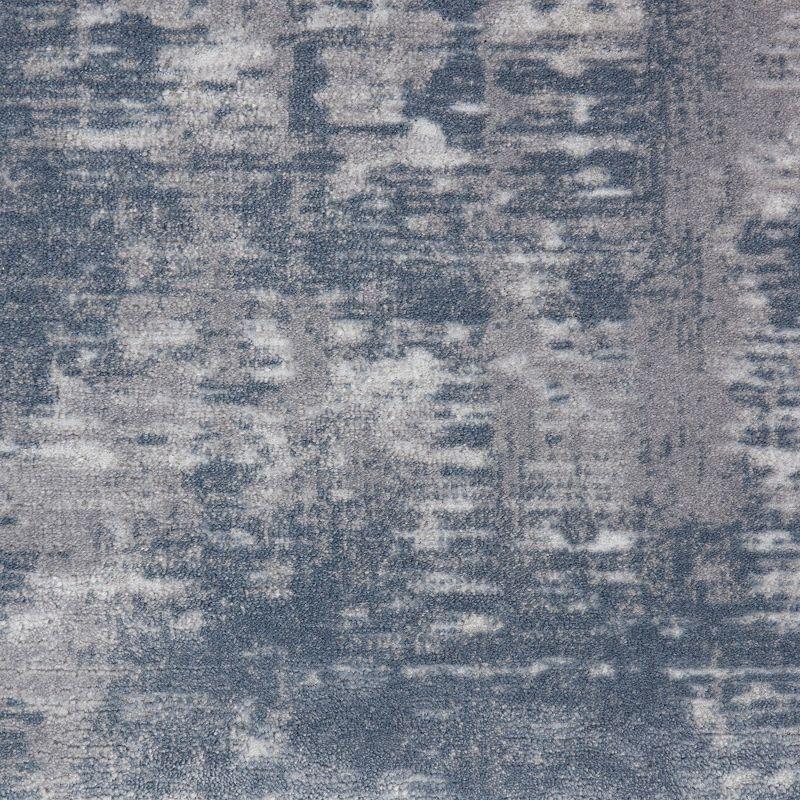 Nourison Rustic Textures Painterly Indoor Rug Grey 2'2" x 7'6"