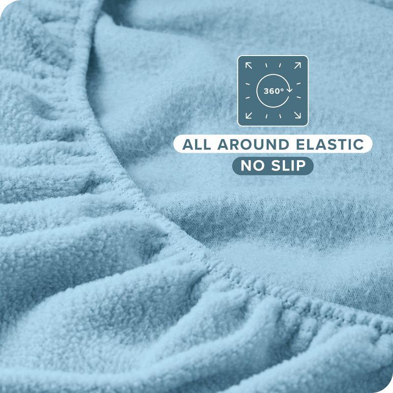 Bare Home Micro Fleece Super Soft Fitted Sheet