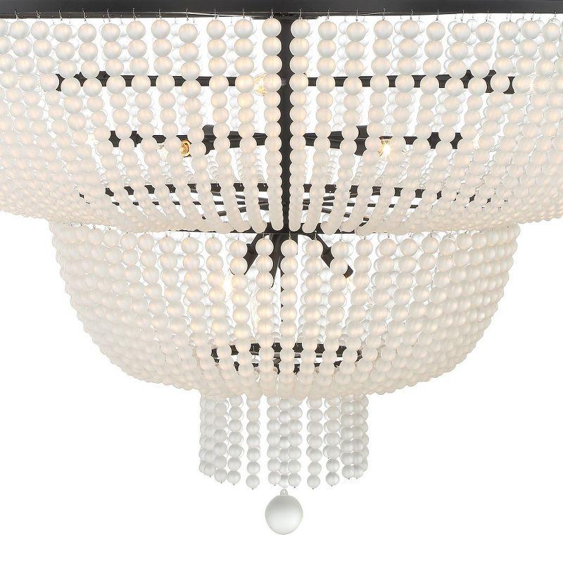 Crystorama Lighting Rylee 15 - Light Chandelier in  Matte Black