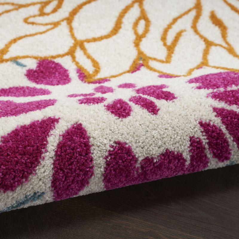 Nourison Passion Bohemian Transitional Floral Indoor Area Rug Ivory/Multi 8' x 10'