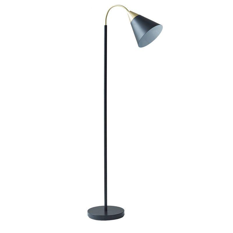 Beacon Arched Floor Lamp Matte Black - Ink+Ivy