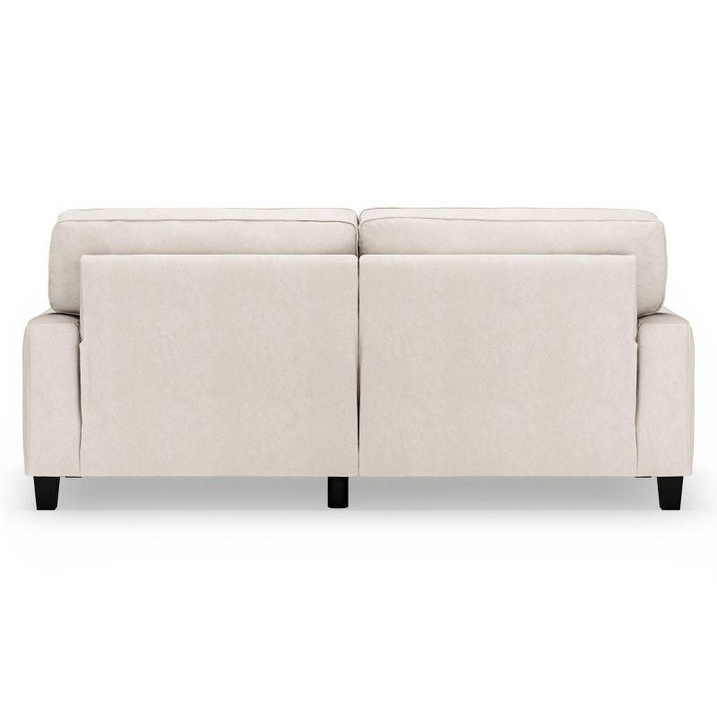 Serta Palisades 78" Track Arm Sofa, Easy Care Fabric, Soft Pillow Back, Pocket Coil Seat Cushions