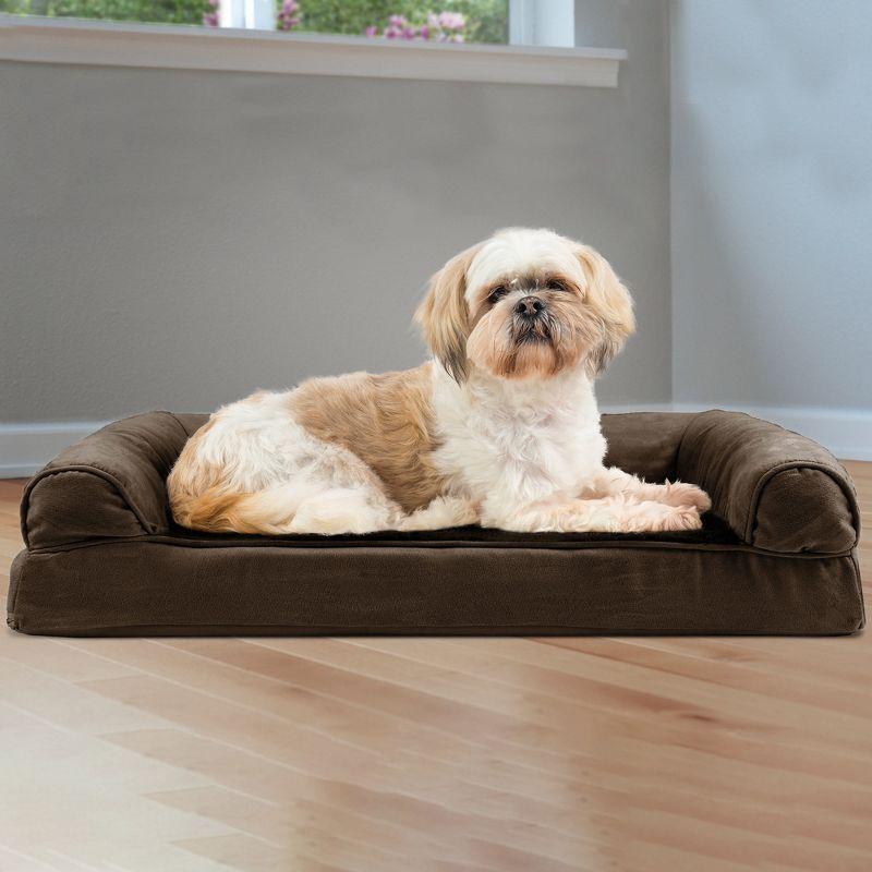 Orthopedic Suede Pet Bed