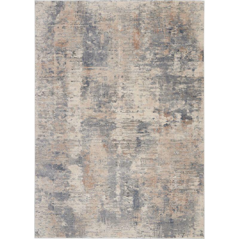 Nourison Rustic Textures Painterly Indoor Rug Beige/Grey 7'10" x 10'6"