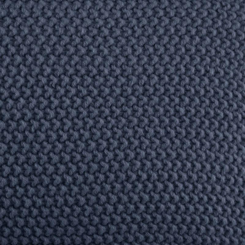 Bree 20" x 20" Indigo Cotton Polyester Knit Pillow Cover