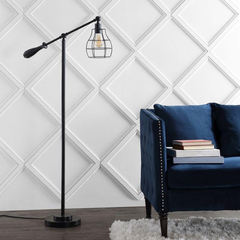 Brice Floor Lamp - FLL4061 - Black - Safavieh
