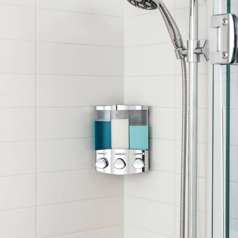 Better Living Products Shower Dispenser Chrome Buttons