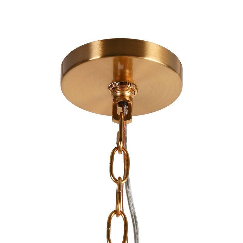 LNC Swarajism 1-Light 14" Polished Gold Mercury Glass Dome LED Indoor Hanging Kitchen Island Light : ETL Listed, Adjustable Height