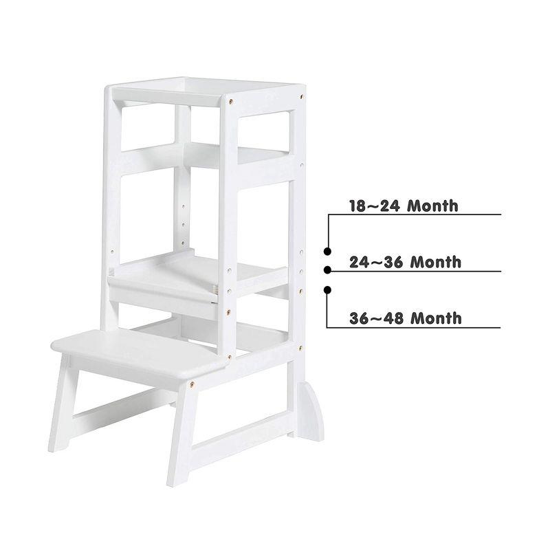 SDADI White 2 - Step Stool