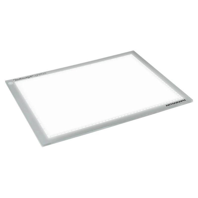 Artograph Featherweight Ultra Thin Lightpad, 12" x 17" Dimmable Slim LED Lightbox Drawing Board for Tracing, Crafting, and Drafting