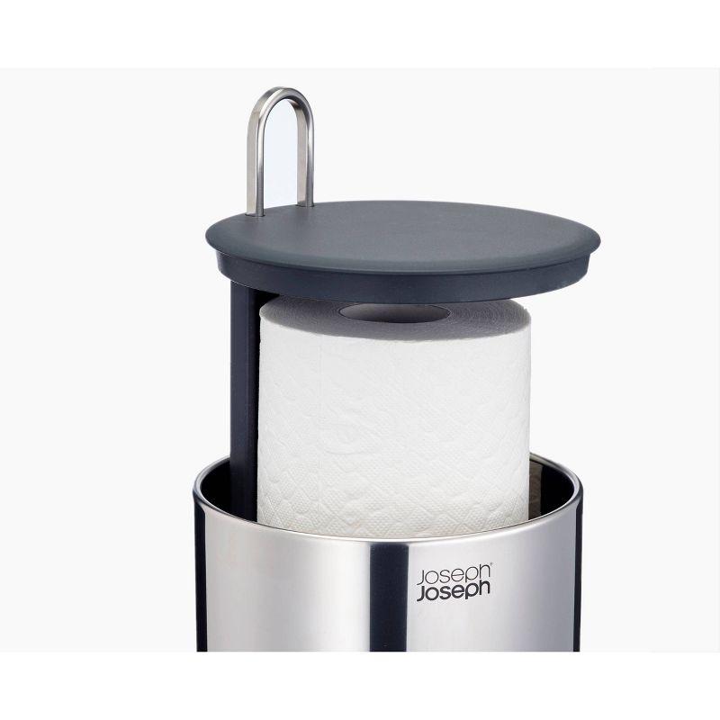 Joseph Joseph EasyStore Luxe Stainless Steel Toilet Roll Holder