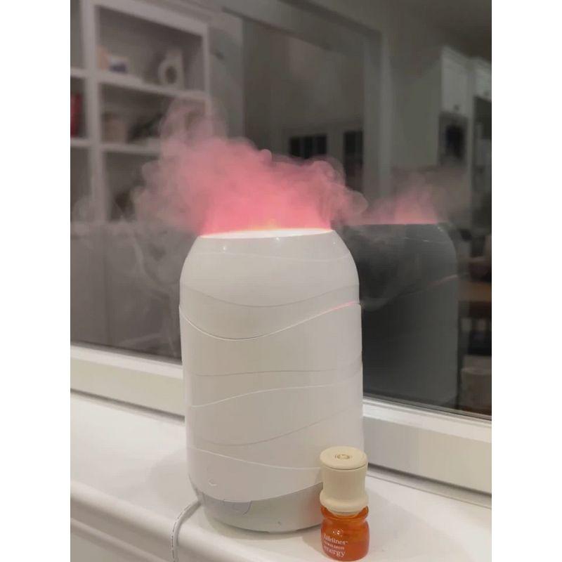 200ml Waves Ultrasonic Diffuser: Lifelines Aromatherapy with Mesmerizing Light Display
