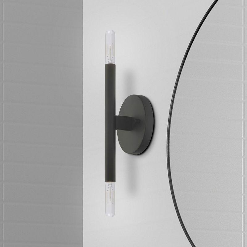 Livex Lighting Copenhagen 2 - Light Wall Light in  Black
