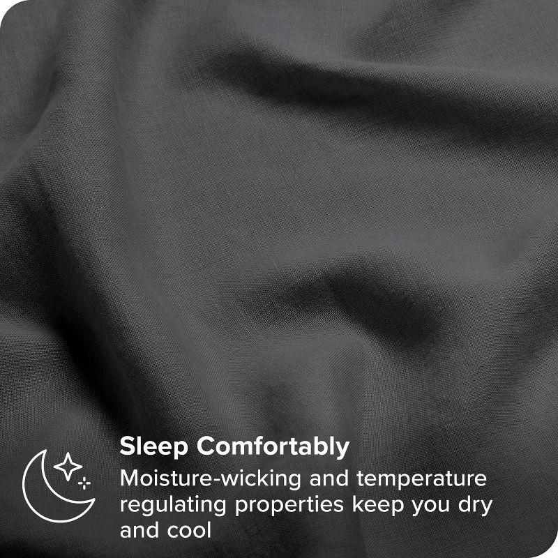 Bare Home 100% Linen Sheet Set