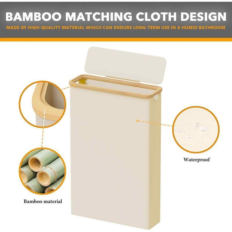 Extra Large Toilet Paper Storage With Lid, Holds Up To 24 Regular Rolls Or 18 Mega Rolls, Slim Basket Holder Bin Container For Bathroom Accessories Organizer