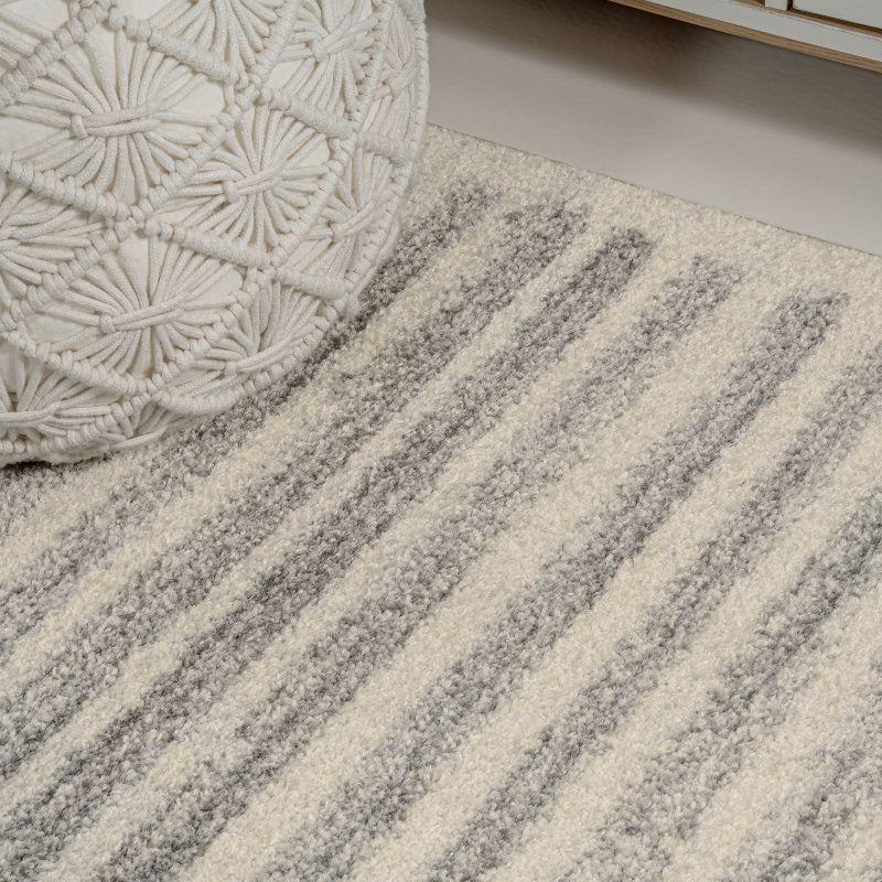 Khalil Modern Berber Stripe Indoor Area Rug - JONATHAN Y