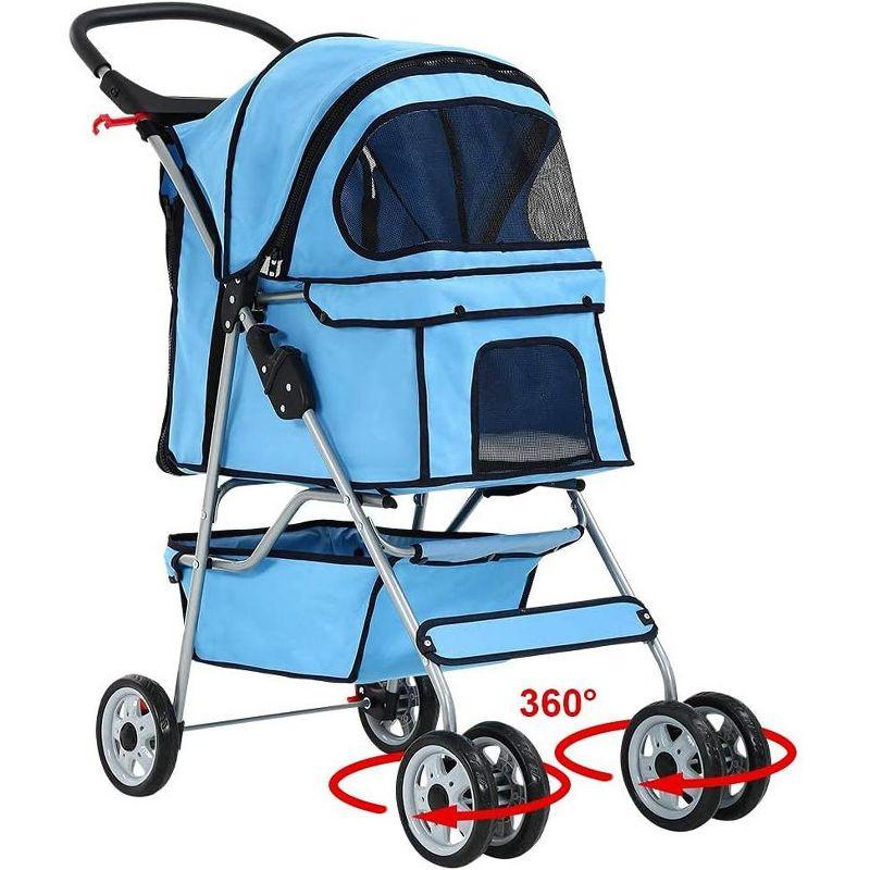 Foldable Pet Jogger Stroller