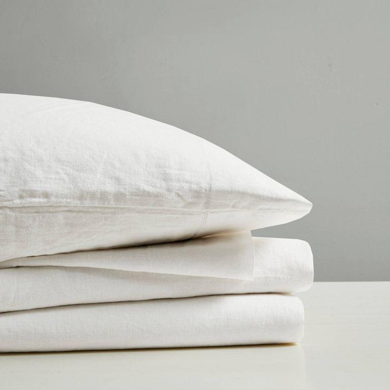 Linen Blend 4 Piece Sheet Set