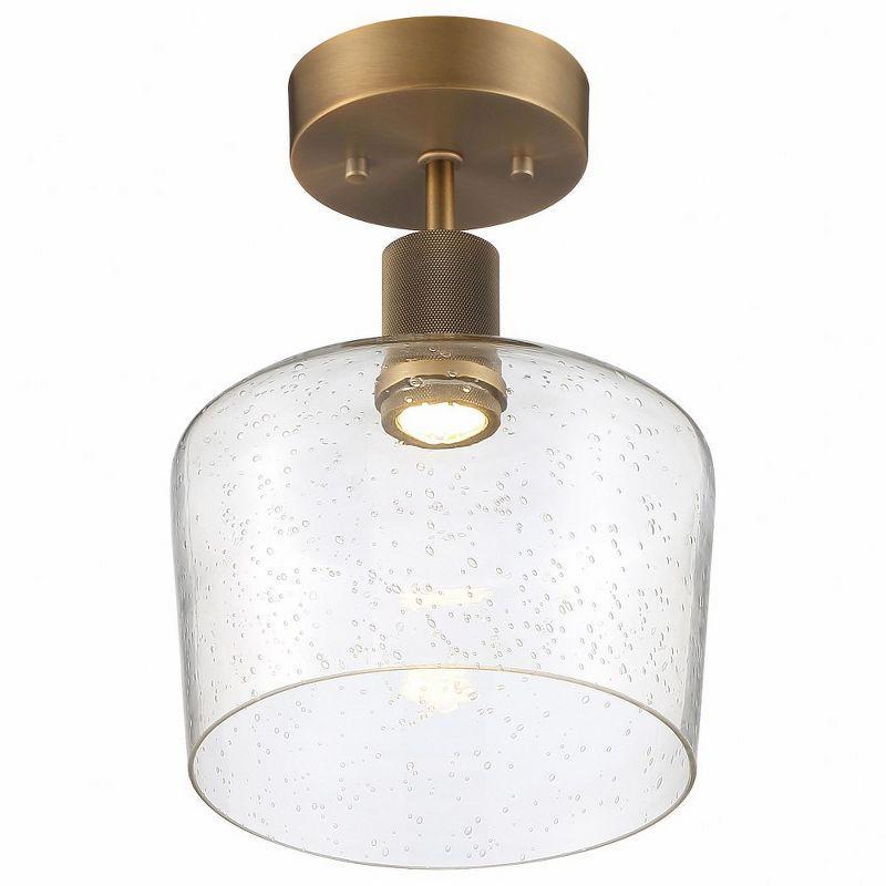 Access Lighting Port Nine 1 - Light Flush Mount in  Antique Brushed Brass