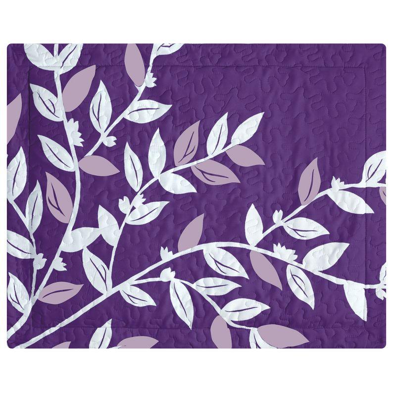 Unique Tonal Branches and Leaves Pillow Sham