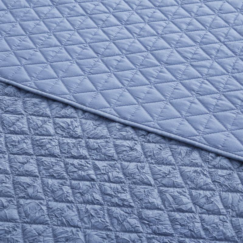 Rowan Blue Quilted Throw - Levtex Home