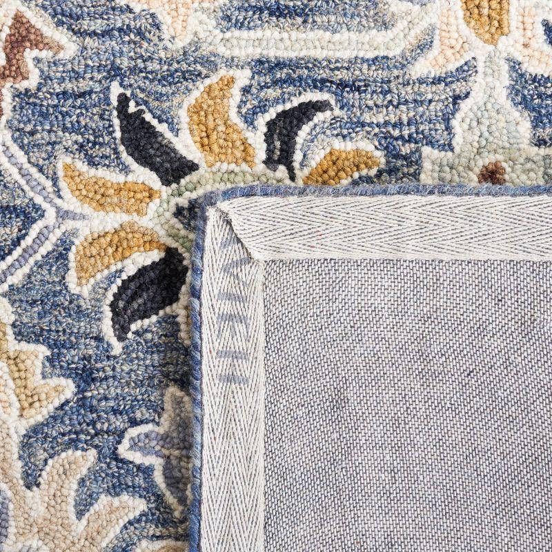 Aspen APN135 Hand Tufted Area Rug - Grey/Sage - 5'x5' - Safavieh.