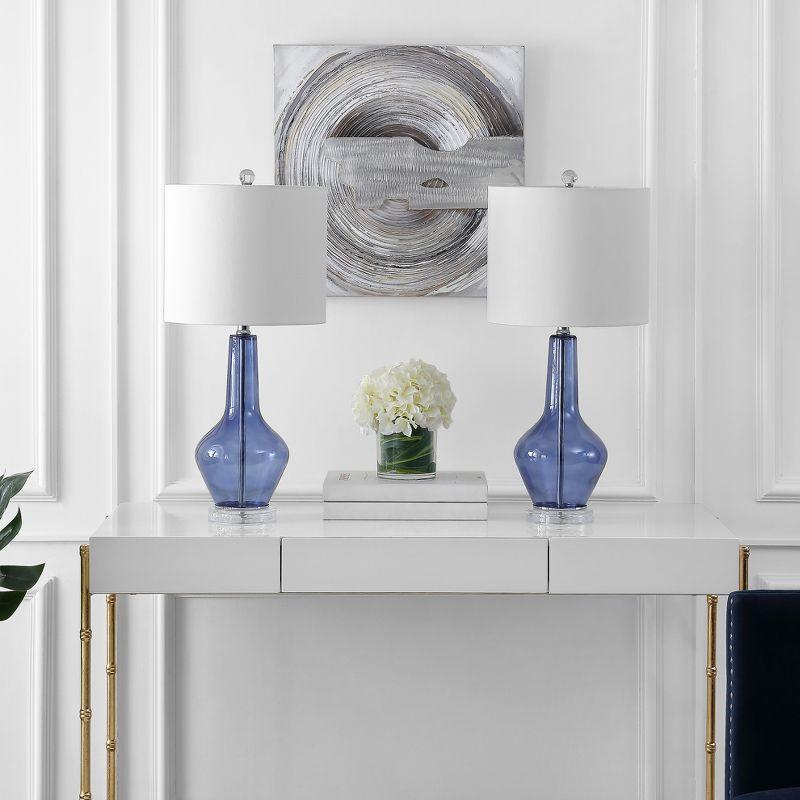 Brisor Table Lamp (Set of 2) - 22 Inch Height - TBL4222 - Blue - Safavieh
