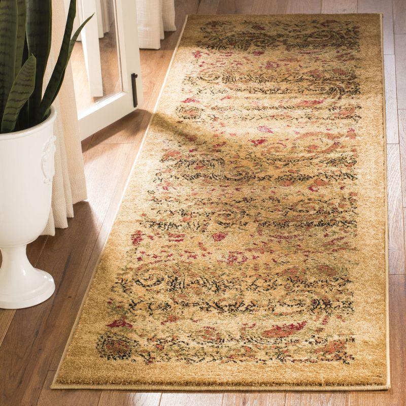 Lyndhurst LNH224 Power Loomed Runner Rug - Beige/Multi - 2'3"x22' - Safavieh