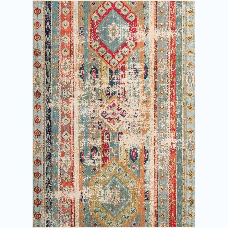 Unique Loom 9' 0 x 12' 2 Blue Sedona Yellowstone Area Rug