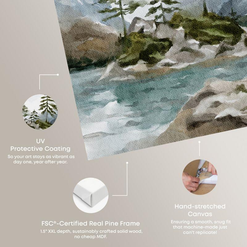 Art Remedy Cold Winter Lake